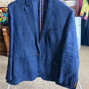 Robert Graham Deep Navy Textured Sport Coat